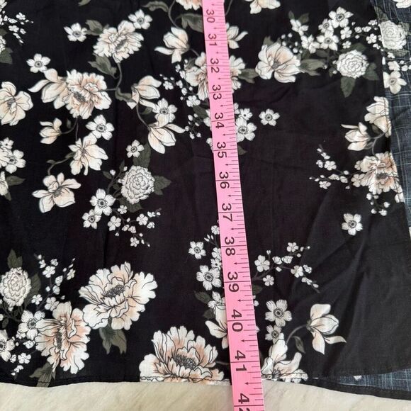 Torrid floral kimono cover up cardigan size 00/0 or M/L oversized - Picture 7 of 7